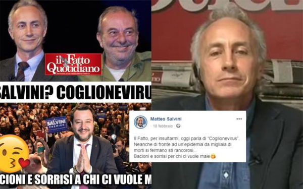 Auto-definirsi «cogl*one» senza apparenti meriti sportivi