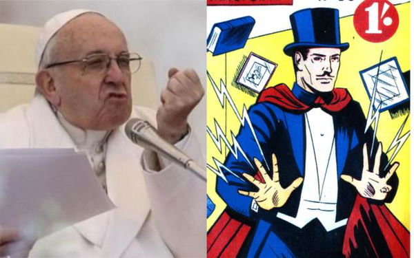 Papa Francesco ricorda a tutti che Dio non è Mandrake
