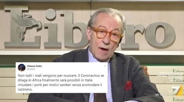 Per Feltri il Coronavirus è meglio dei decreti sicurezza
