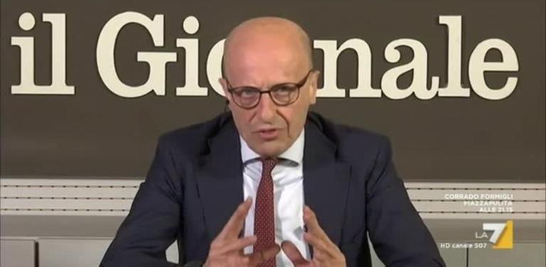 Sallusti si chiede «cosa penseranno all’estero guardando Juventus-Inter a porte chiuse?»