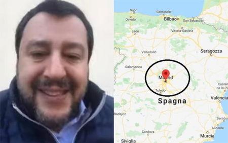 Salvini pensa che a Madrid ci sia un porto article-post