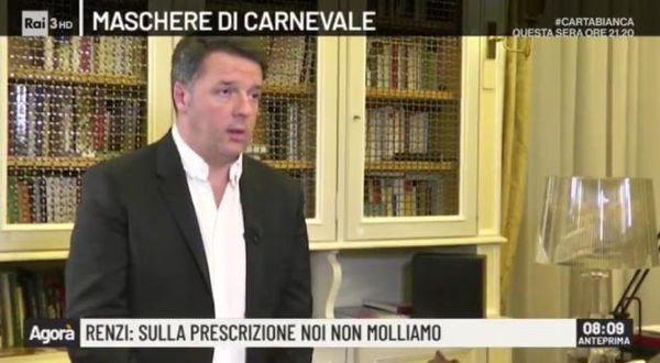 Renzi dice al giornalista di Agorà: «La sfiducia a Bonafede la smentisce lei» | VIDEO