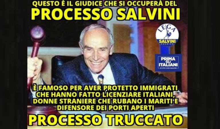 I familiari del giudice Santi Licheri pronti a denunciare chi ha creato il meme sul processo a Salvini