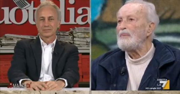 Eugenio Scalfari: «Pur di essere il numero uno, Renzi cambierebbe qualsiasi colore» | VIDEO