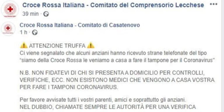 Gli sciacalli che provano a truffare gli anziani con i test sul Coronavirus