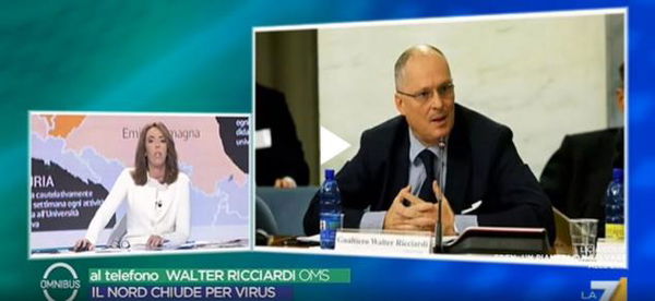 Walter Ricciardi: «Sbagliata la gestione dei test in Veneto. Sovrastimata la positività»