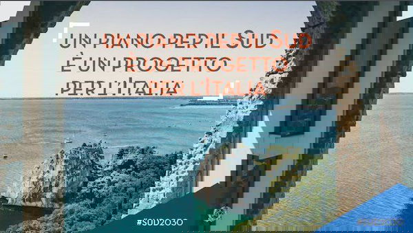 Il piano per il Sud del governo che ha come foto il golfo di Trieste