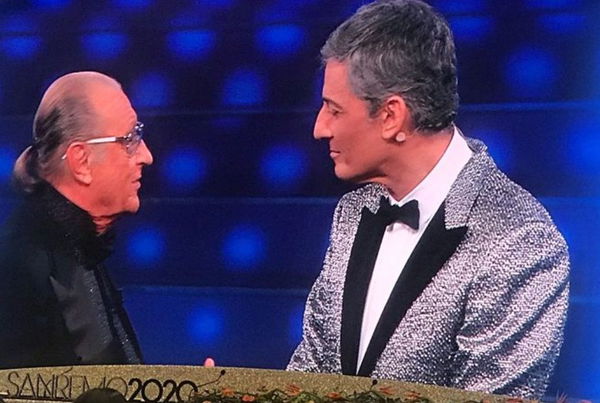 Fiorello e Tony Renis cantano Quando Quando Quando a Sanremo 2020
