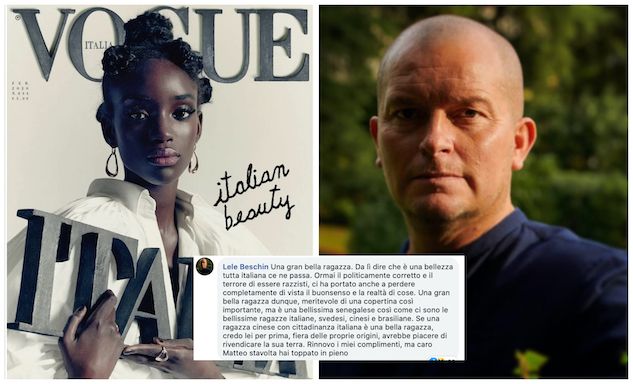 La discussione a Chiampo sulla “bellezza italiana” di Maty Fall Diba scelta per la copertina di Vogue article-post