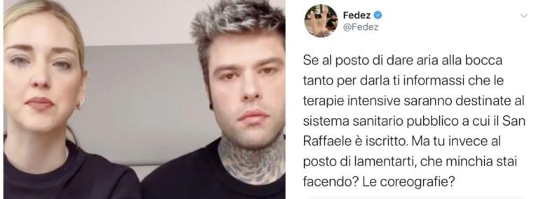Coronavirus, Fedez attacca Heather Parisi: «Te che fai invece di lamentarti?»
