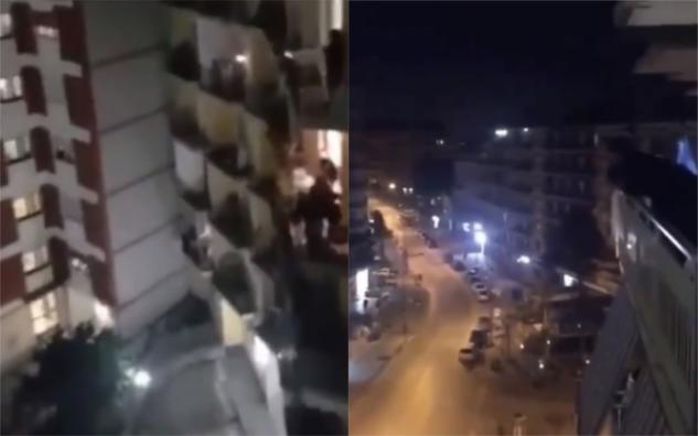 Il grido dai balconi di Napoli: «La gente come noi non molla mai» | VIDEO article-post