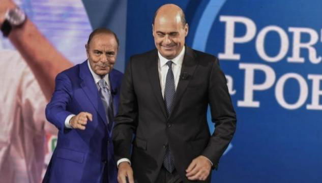 L’ira di Bruno Vespa per la chiusura di Porta a Porta dopo l’intervista a Zingaretti