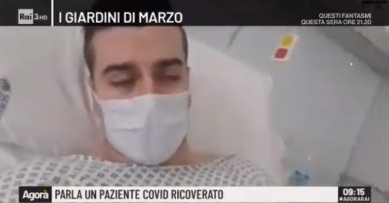 Coronavirus, il racconto di un 29enne ricoverato: «È come avere dei sassi e della polvere nel petto» | VIDEO