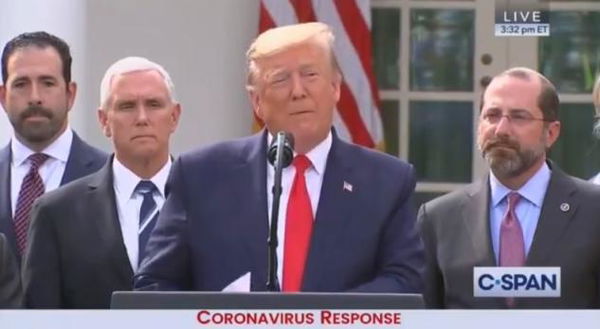 Trump ammette che la situazione Coronavirus negli Usa «non è sotto controllo» e che il virus lo ha colto di sorpresa