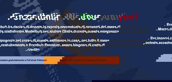 Coronavirus, PornHub premium gratis in Italia