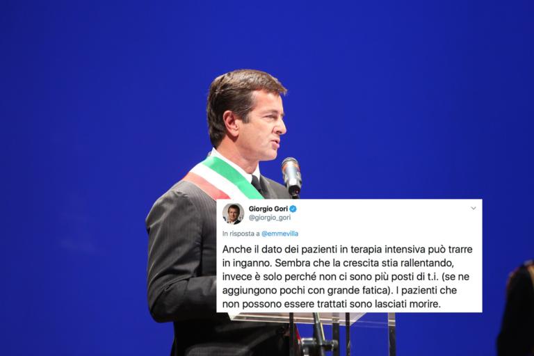 Il sindaco di Bergamo dice i pazienti che non possono essere curati sono lasciati morire