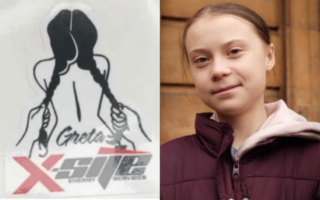 Greta Thunberg E Gli Adesivi Che Invitano Al Suo Stupro 