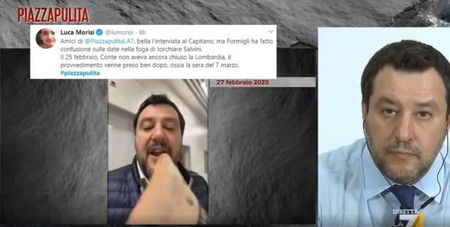 Morisi si lamenta per le troppe domande fatte da Formigli a Salvini a Piazzapulita article-post