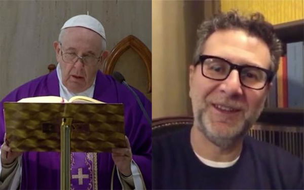 Papa Francesco ha citato le parole di Fabio Fazio