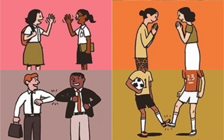 L’Oms detta le ‘linee guida’ sui saluti ai tempi del Coronavirus