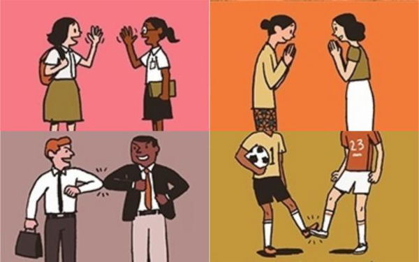 L’Oms detta le ‘linee guida’ sui saluti ai tempi del Coronavirus