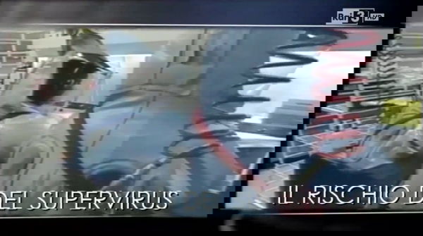 Il servizio del TG Leonardo del 2015 sul «supervirus polmonare su pipistrelli e topi creato in Cina»