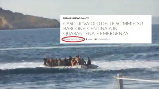 No, non c’è nessuna emergenza ‘vaiolo delle scimmie’ su un barcone di migranti in quarantena article-post