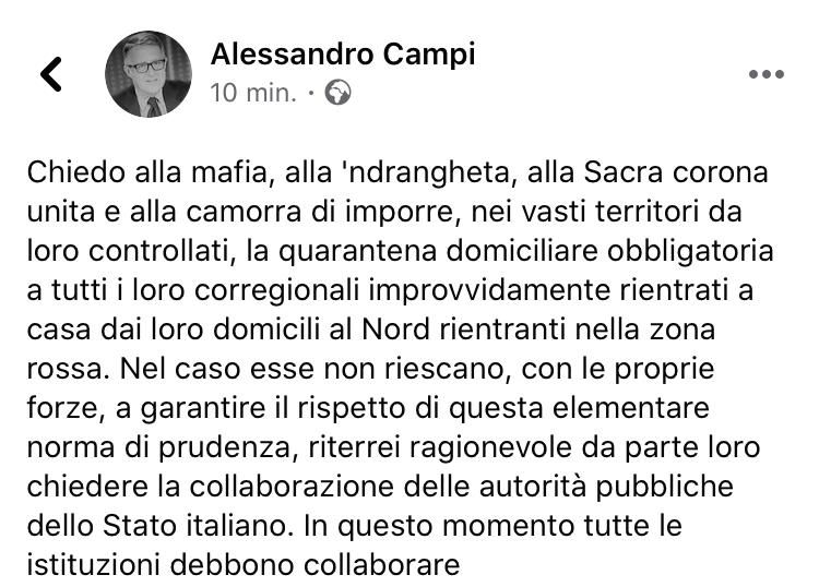 coronavirus alessandro campi post shock
