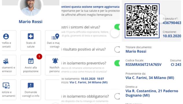 app contagio italia