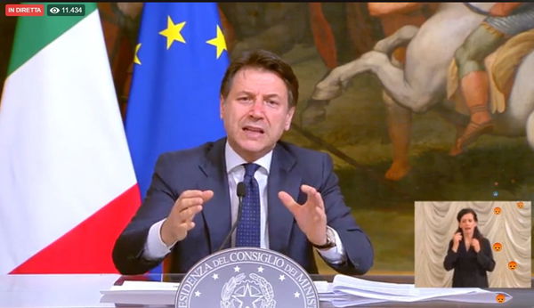 Conte: «Confido di rimuovere le misure restrittive prima del 31 luglio»