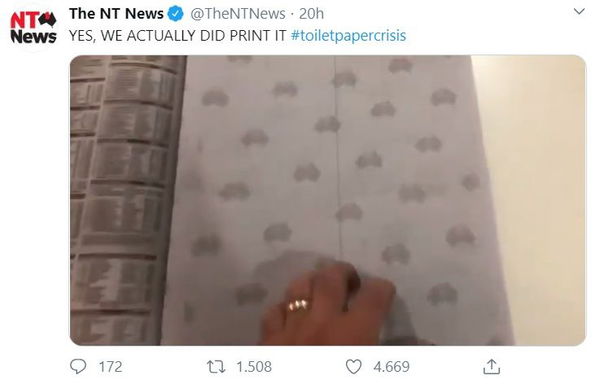 Manca la carta igienica per il coronavirus, giornale pubblica otto pagine da staccare