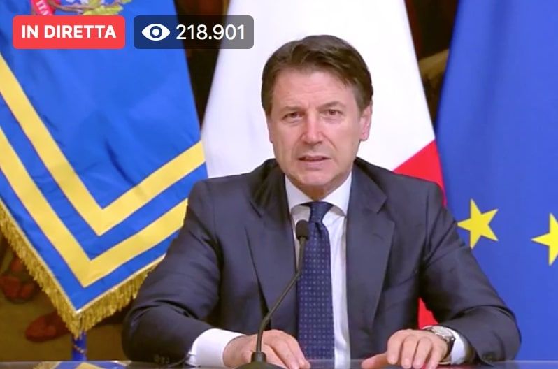 Giuseppe Conte annuncia la chiusura di ogni fabbrica, tranne quelle strategiche article-post