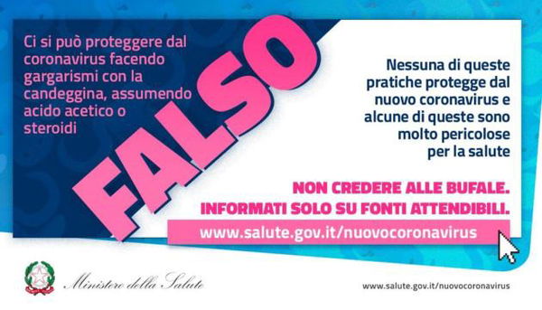 Perché il ministero ha specificato che i gargarismi con la candeggina non sono un rimedio contro il Covid