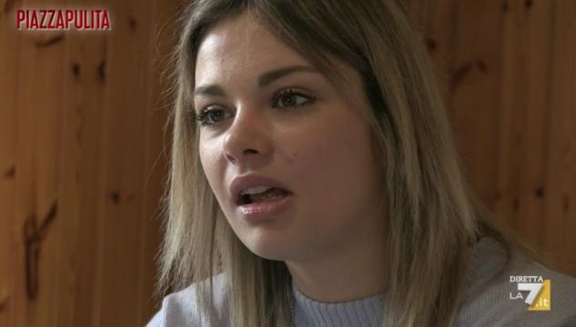 ragazza Piazzapulita