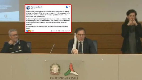 Francesco Boccia spiega la «risata» di Borrelli: «Ha sorriso perché dopo il primo click c’erano già dieci domande»