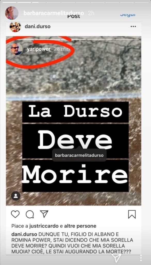 Barbara D’Urso morire 