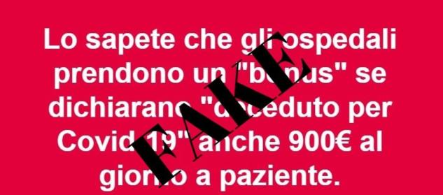 Bonus ospedali Covid