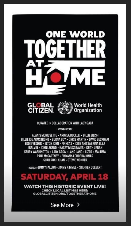 One World: Together at Home