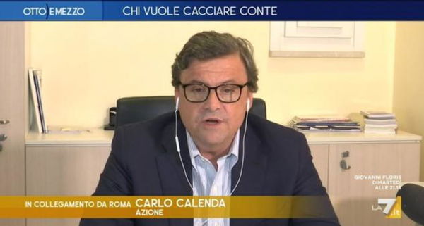 Calenda a Otto e Mezzo propone un governo di unità nazionale con «Zaia, Giorgetti e Bonaccini»