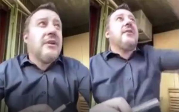 L’uomo che interrompe la diretta social di Salvini gridando: «Matteo! Dici solo str*nzate» | VIDEO