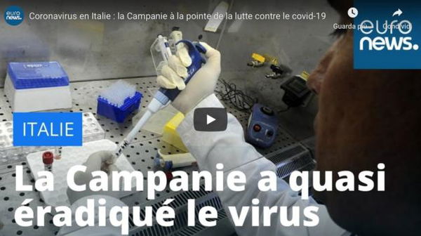 Euronews e l’elogio alla Campania che ha «quasi sradicato il coronavirus»