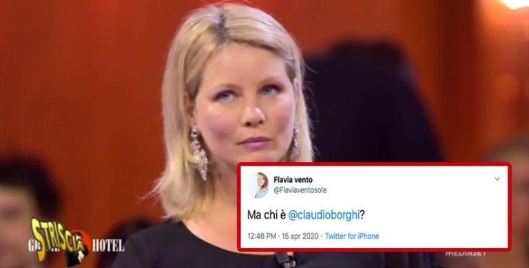 Flavia Vento, dopo la domanda sul Mes, si chiede chi sia Claudio Borghi