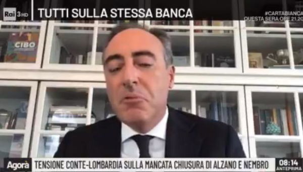 Per Gallera, la maggior parte dei nuovi contagiati in Lombardia sono «debolmente positivi»