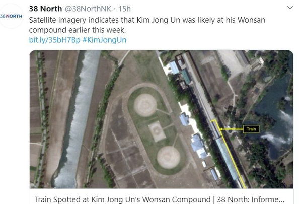 Il treno di Kim Jong Un è stato avvistato in una località turistica
