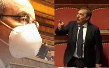 Ignazio La Russa dà dell’untore a un senatore del Movimento 5 Stelle | VIDEO article-post