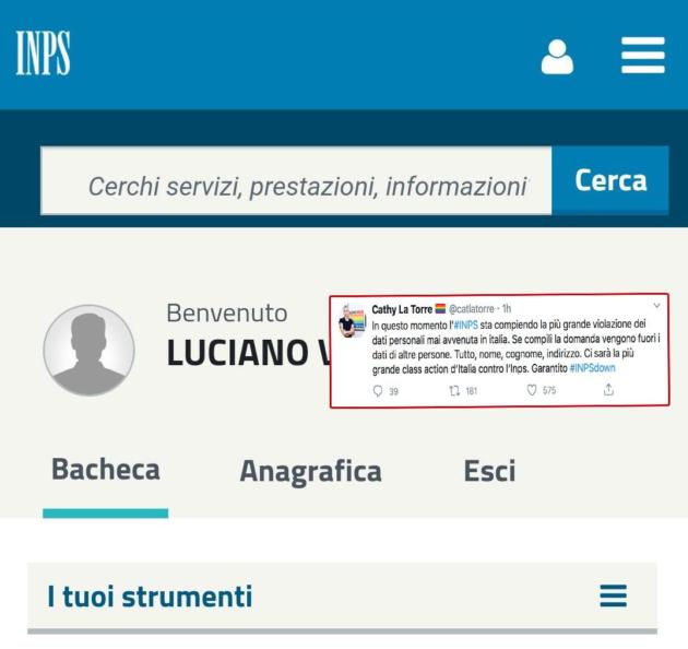 Da Luciano Vangone ai dati personali violati: «Ci sarà la più grande class action d’Italia contro Inps» article-post