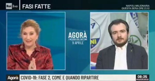 La faccia di Molinari (Lega) quando dice che la Lombardia non poteva dichiarare zone rosse, ma viene smentito in diretta | VIDEO