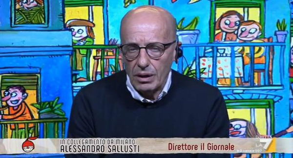 Sallusti si scaglia contro Gad Lerner per l’inchiesta sul Pio Albergo Triulzio fatta solo per «ricerca di notorietà»