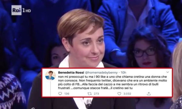 Come Benedetta Rossi ha risposto a tono agli haters (ricevendo incomprensibili critiche per aver detto una parolaccia)
