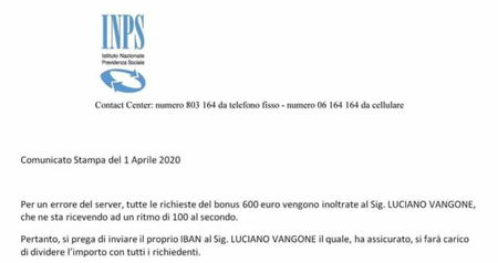 No, Luciano Vangone non riceverà tutti i soldi del bonus Cura Italia article-post
